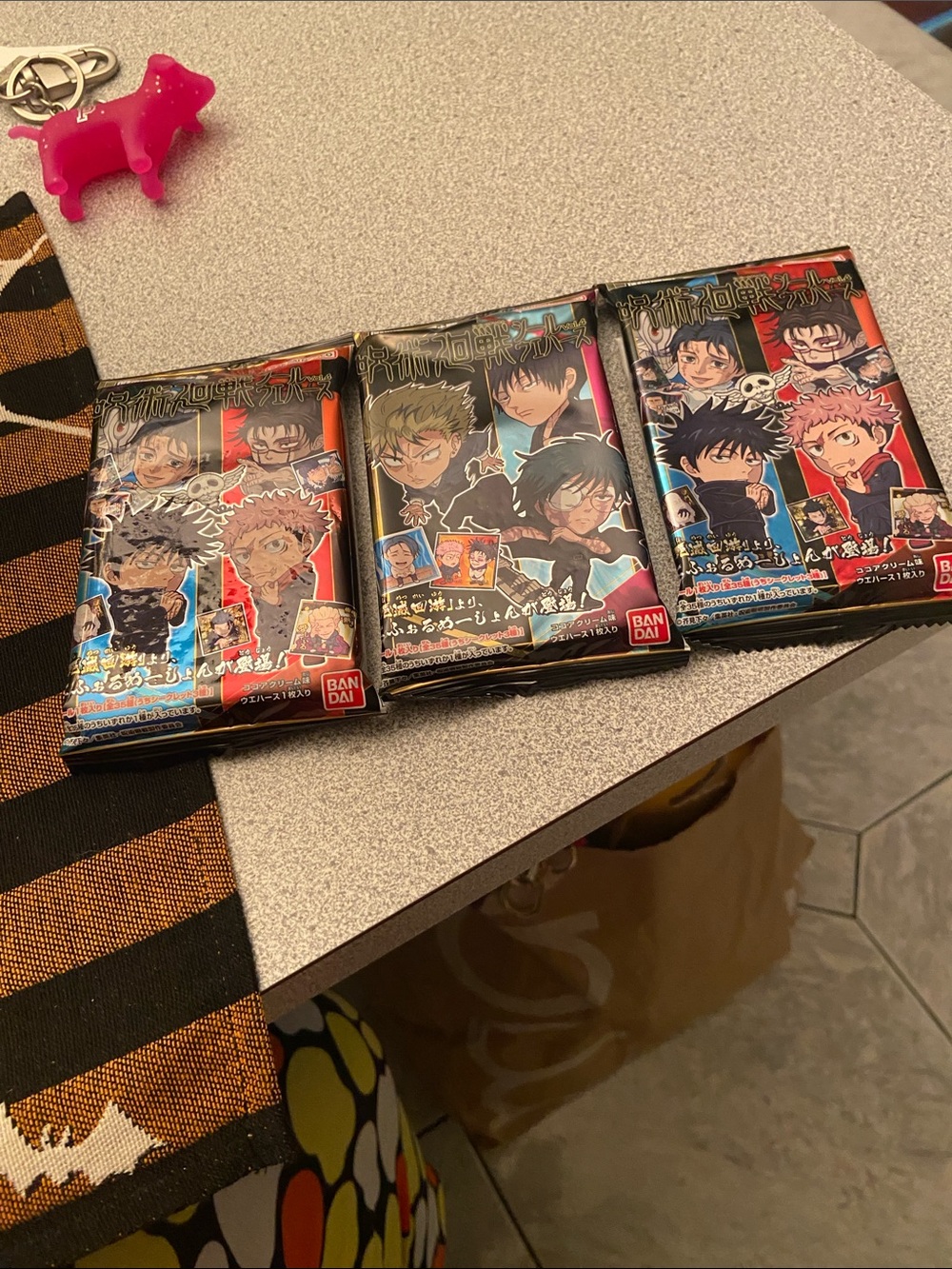 Jujutsu Kaisen Blind Box Figure Set - Black & Multicolor Packaging